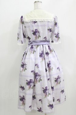 画像3: Melody BasKet / Violet laceスクエアカラーワンピース M バイオレット H-26-03-30-033-LO-OP-KB-ZH