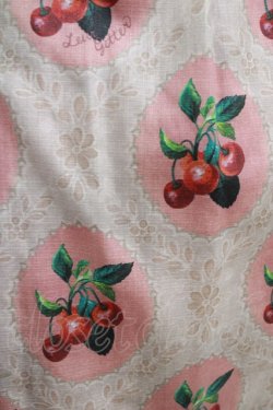 画像4: Leur Getter / Cherry Lace袖付ワンピース M ピンク H-26-03-30-035-LU-OP-KB-ZH