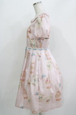 画像2: Emily Temple cute / 青い鳥ワンピース  ピンク H-26-03-30-039-ET-OP-KB-ZH