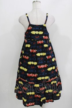 画像3: Jane Marple / キャンディペーパーのキャミソールワンピース  ブラック H-26-03-30-042-JM-OP-KB-ZH