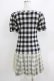 画像3: Emily Temple cute / 裾チュールギンガムワンピース  ブラック H-26-03-30-049-ET-OP-KB-ZH (3)