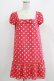 画像1: Emily Temple cute / ヨーク切替水玉ジョーゼットワンピース  ピンク H-26-03-30-050-ET-OP-KB-ZH (1)
