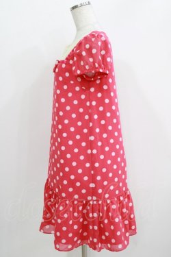 画像2: Emily Temple cute / ヨーク切替水玉ジョーゼットワンピース  ピンク H-26-03-30-050-ET-OP-KB-ZH