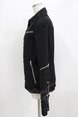 画像2: Sixh / ダブルカラージャケット  ブラック H-26-03-30-054-HN-JA-KB-ZH