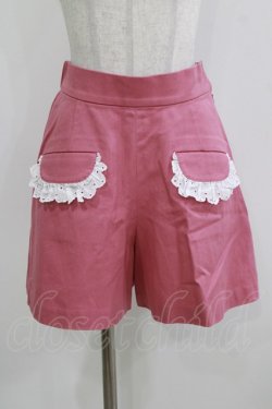 画像1: MILK / Lace Paperキュロット  ピンク H-26-03-30-057-ML-PA-KB-ZH