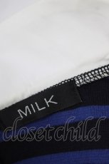 画像4: MILK / ボンジュールワンピース  ネイビー×ブルー×オフ衿 H-26-03-30-059-ML-OP-KB-ZH (4)