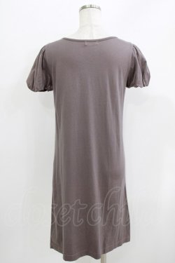 画像3: Emily Temple cute / ロゼットリボンカットソーワンピース  チャコール H-26-03-30-060-ET-OP-KB-ZH