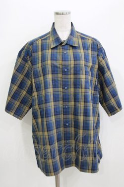 画像1: MILKBOY / CHECKED BOX SHIRTS  ブルーチェック H-26-03-30-062-MB-BL-KB-ZH