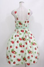 画像3: Emily Temple cute / Dear Strawberryノースリーブワンピース  ミント H-26-03-30-006-ET-OP-KB-ZH (3)