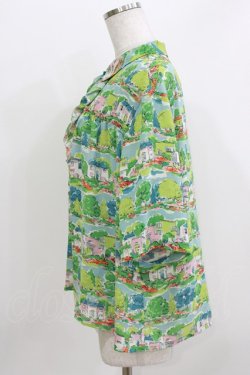 画像2: Jane Marple Dans Le Salon / Sunnyside town granny’s blouse  ブルーグレイ H-26-03-30-063-JM-BL-KB-ZH