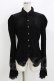 画像1: PUNK RAVE / MORGANA Womens Gothic Velvet Blouse S ブラック H-26-03-30-065-PU-BL-KB-ZH (1)