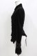 画像2: PUNK RAVE / MORGANA Womens Gothic Velvet Blouse S ブラック H-26-03-30-065-PU-BL-KB-ZH (2)