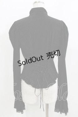 画像3: PUNK RAVE / MORGANA Womens Gothic Velvet Blouse S ブラック H-26-03-30-065-PU-BL-KB-ZH