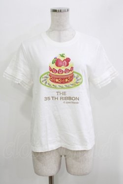 画像1: Jane Marple / Anniversary cakes Tシャツ  オフホワイト H-26-03-30-070-JM-TO-KB-ZH