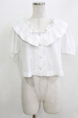 画像1: MILK / プチロックブラウス  オフ H-26-03-30-073-ML-BL-KB-ZH (1)