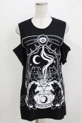 Restyle / Cat Sabbath Cold Shoulder T-shirt  ブラック H-26-03-30-076-GO-TO-KB-ZH