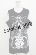 Restyle / Cat Sabbath Cold Shoulder T-shirt  ブラック H-26-03-30-076-GO-TO-KB-ZH