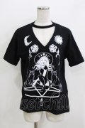 Restyle / Witch＆Cats T-shirt S ブラック H-26-03-30-077-GO-TO-KB-ZH