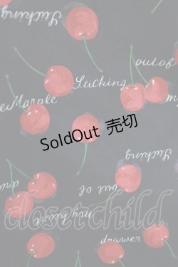 画像4: Jane Marple / Skipping cherriesチュニックドレス M 黒 H-26-03-30-007-JM-OP-KB-ZH