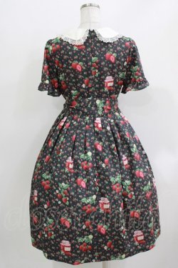 画像3: Melody BasKet / Strawberry jam丸襟ワンピース M ブラック H-26-03-30-001-LO-OP-KB-ZH