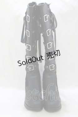 画像1: Demonia / CRYPTO-106ブーツ 9(約25.4cm) ブラック H-26-03-30-082-PU-SH-KB-ZH