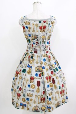 画像3: Jane Marple / Coronation Ceremonyのスクエアドレス  シルバーグレイ H-26-03-30-008-JM-OP-KB-ZH