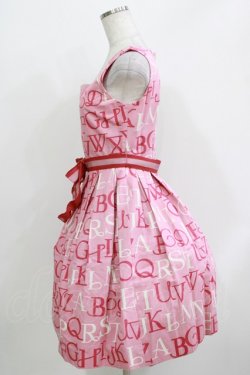 画像2: Jane Marple / アルファベットロゴスクエアドレス  ローズ H-26-03-30-011-JM-OP-KB-ZH