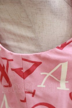 画像5: Jane Marple / アルファベットロゴスクエアドレス  ローズ H-26-03-30-011-JM-OP-KB-ZH