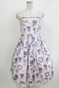 Melody BasKet / Lavender gardenジャンパースカート M ピンク H-26-03-30-013-LO-OP-KB-ZH