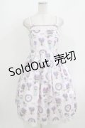 Melody BasKet / Lavender gardenジャンパースカート M ピンク H-26-03-30-013-LO-OP-KB-ZH