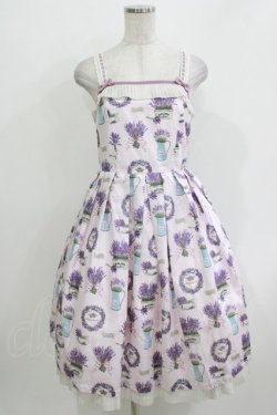 画像1: Melody BasKet / Lavender gardenジャンパースカート M ピンク H-26-03-30-013-LO-OP-KB-ZH