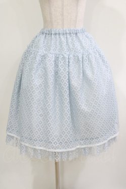 画像1: Emily Temple cute / Sleepレースペチコート  サックス H-26-03-30-015-ET-SK-KB-ZH