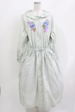 画像1: Jane Marple Dans Le Salon / Jardin Des Fleurs Embroideryドレス  ミント H-26-03-30-020-JM-OP-KB-ZH (1)