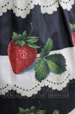 画像4: Leur Getter / Antique Lace Strawberry袖付きワンピース L ブラック H-26-03-30-002-LU-OP-KB-ZH (4)