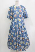 Jane Marple / My favorite labelsコレットドレス M ブルー H-26-03-30-023-JM-OP-KB-ZH