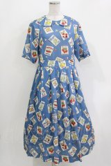 Jane Marple / My favorite labelsコレットドレス M ブルー H-26-03-30-023-JM-OP-KB-ZH
