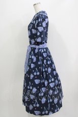 画像2: Jane Marple / Bonjour Millefleursのコレットドレス  ネイビー H-26-03-30-024-JM-OP-KB-ZH (2)