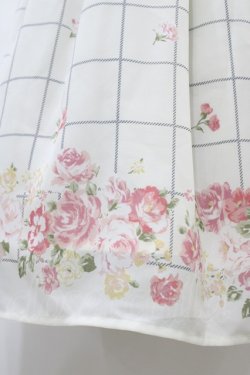 画像3: LODISPOTTO / 花柄チェックワンピース M オフ H-26-04-01-043-LO-OP-NS-ZH