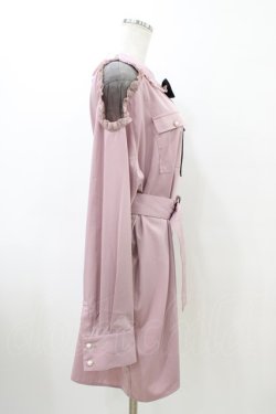画像3: Ank Rouge / ビジューリボンBigシャツ M ピンク H-26-04-01-048-CA-BL-NS-ZH