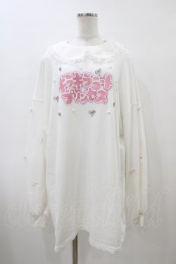 画像1: Ank Rouge / キラキラニートプリンセスプルオーバー M ホワイト H-26-04-01-050-CA-TO-NS-ZH