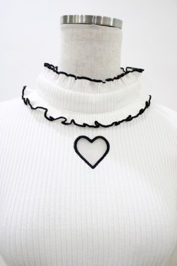 画像3: MA*RS / ハート開きフリルニット Free オフ H-26-04-01-054-EL-TO-NS-ZH