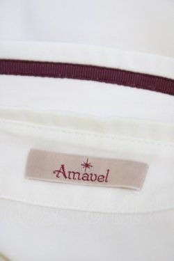 画像4: Amavel / Message Stripeクロスタイブラウス Free アイボリー H-26-04-01-055-CA-BL-NS-ZH