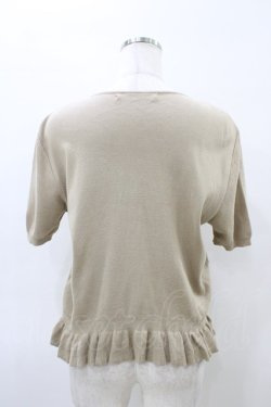 画像2: INGEBORG / リボンカーディガン Free ベージュ H-26-04-01-062-LO-TO-NS-ZH