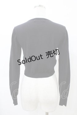 画像2: JESUS DIAMANTE / ロココボタンカーデ Free ブラック H-26-04-01-064-JE-TO-NS-ZH