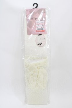 画像1: m petit by misako / AMOVKレースリボン  アイボリー H-26-04-01-010-LO-ZA-NS-ZH