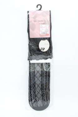 画像1: m petit by misako / AMOVKTPレースリボン  ブラック H-26-04-01-016-LO-ZA-NS-ZH