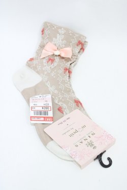 画像1: m petit by misako / AMCSNIフロートリボン  ピンク H-26-04-01-022-LO-ZA-NS-ZH