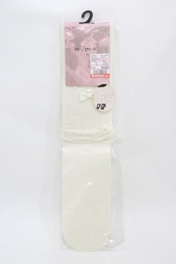 画像1: m petit by misako / AMOVKフロントリボン  アイボリー H-26-04-01-005-LO-ZA-NS-ZH