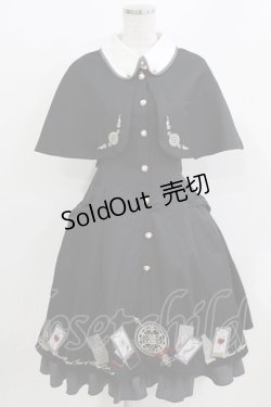 画像1: Amavel / Magical Tarotケープワンピース Free ブラック H-26-04-02-026-CA-OP-NS-ZH