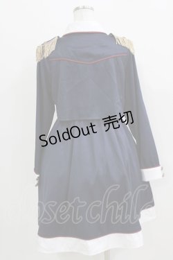 画像3: Amavel / Royal Palace Fanfareミドル丈ワンピース Free ネイビー H-26-04-02-028-CA-OP-NS-ZH